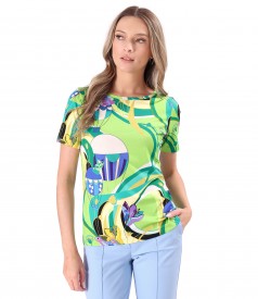 Bluza din jerse elastic de viscoza