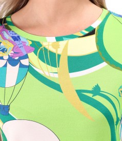 Bluza din jerse elastic de viscoza