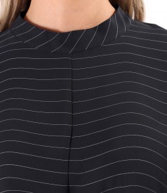 Rochie eleganta cu cordon rasucit in talie