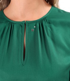 Bluza eleganta din viscoza satinata