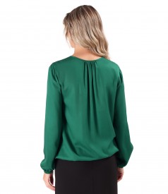 Bluza eleganta din viscoza satinata